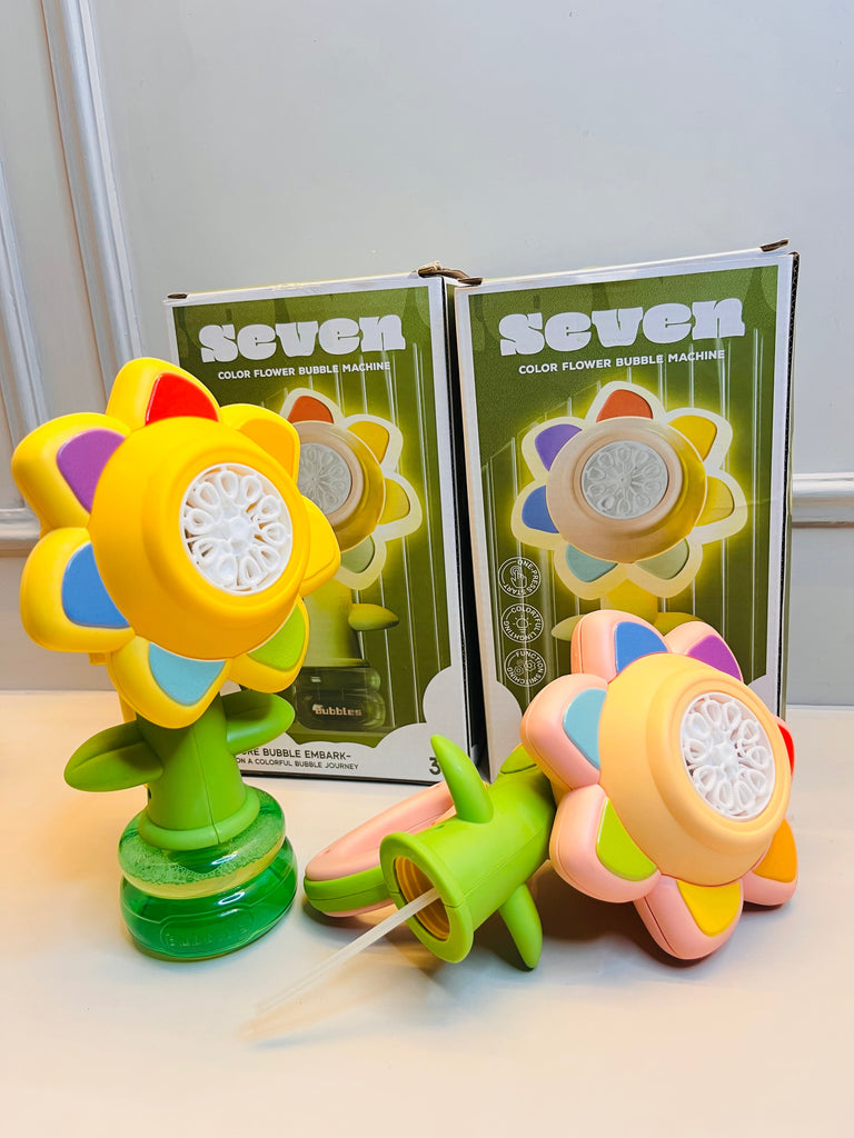 Flower Bubble Gun Machine