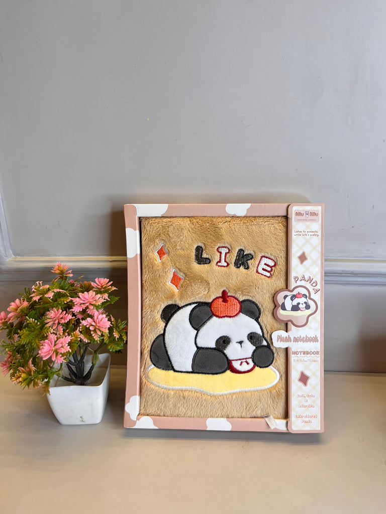 Cute Panda Love Soft Dairy For Kids & Adults