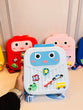 PIN KO PARK Silicone Backpack for Kids Small Backpack for Boys and Girls