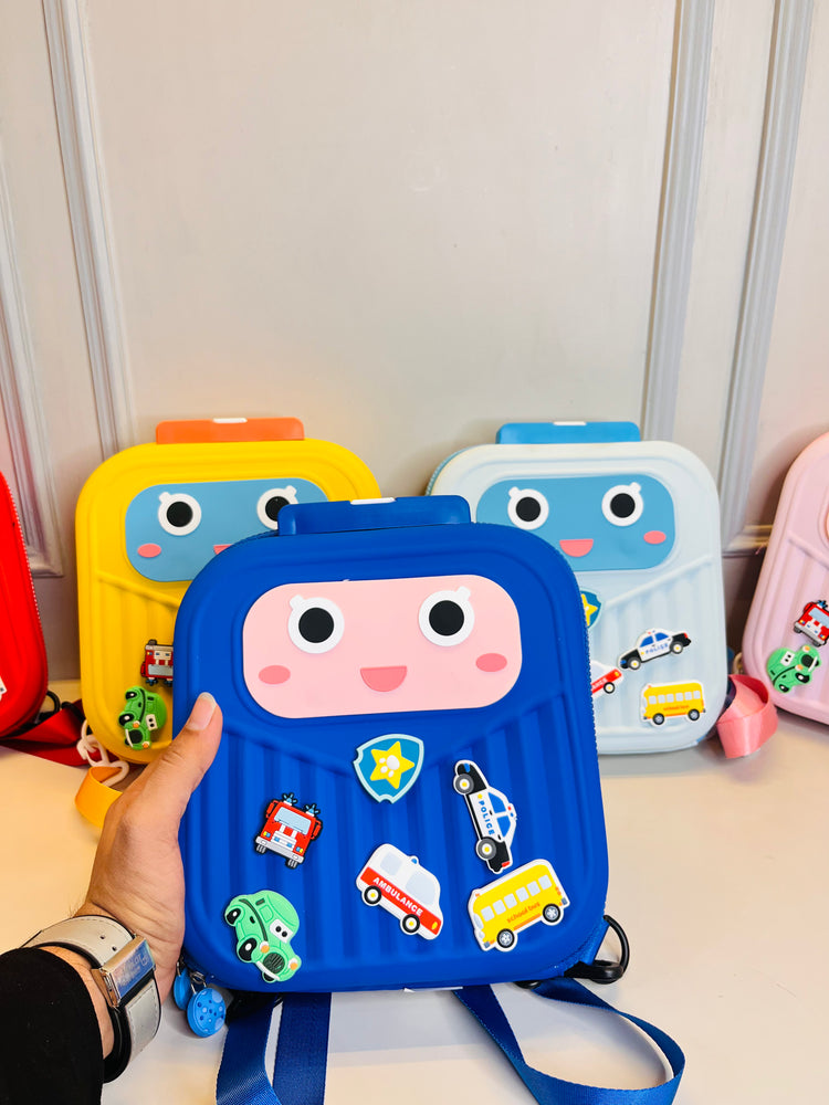 PIN KO PARK Silicone Backpack for Kids Small Backpack for Boys and Girls