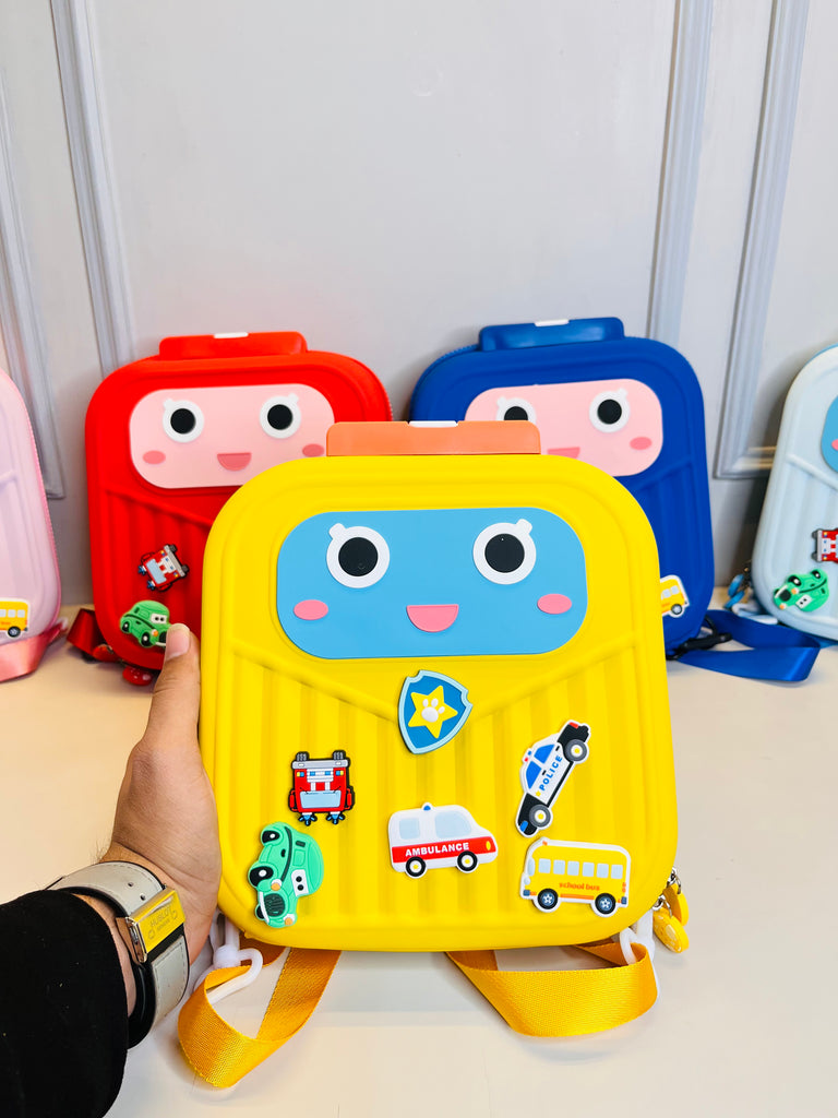 PIN KO PARK Silicone Backpack for Kids Small Backpack for Boys and Girls