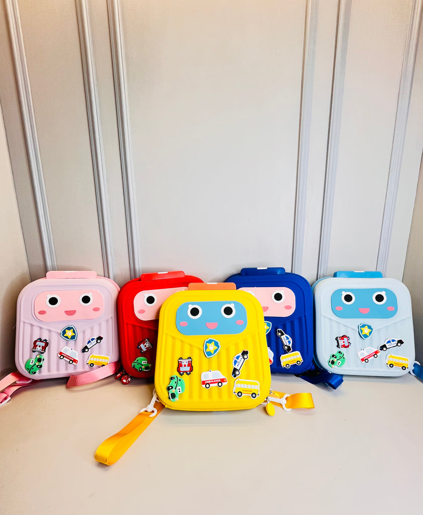 PIN KO PARK Silicone Backpack for Kids Small Backpack for Boys and Girls
