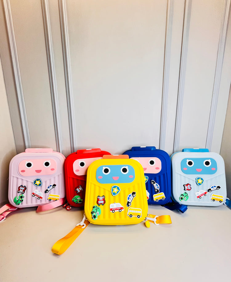 PIN KO PARK Silicone Backpack for Kids Small Backpack for Boys and Girls