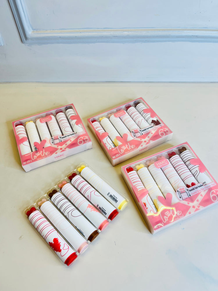 6 Pcs Lipstick Highlighter Markers