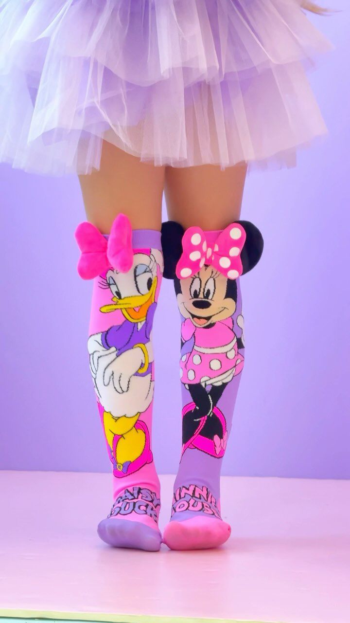 High Socks Mickey-Minnie Design