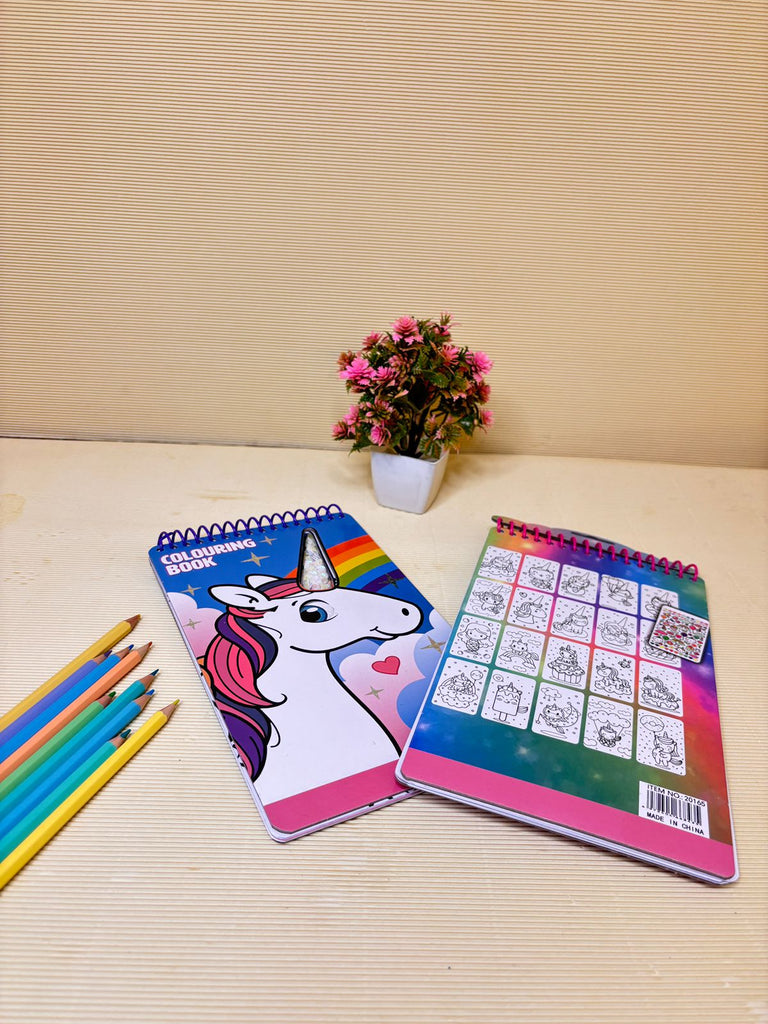 Unicorn Colouring Book For Kids