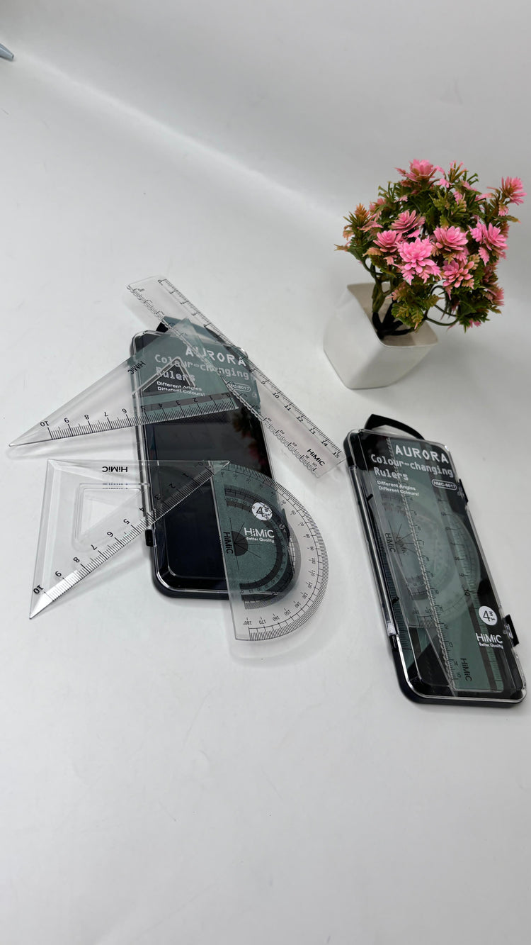 Color Changing Ruler Set For Kids