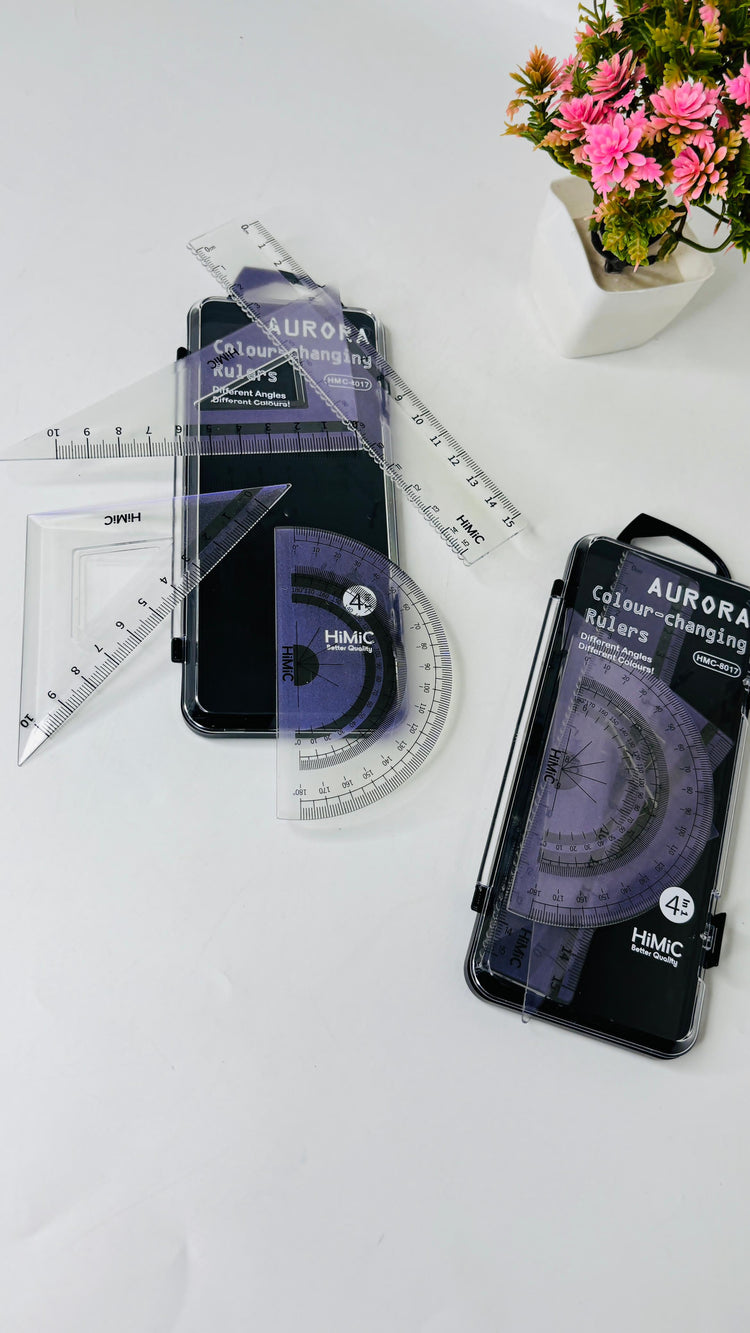 Color Changing Ruler Set For Kids