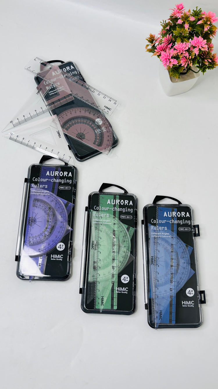 Color Changing Ruler Set For Kids