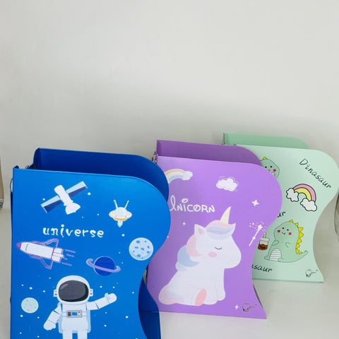 Multi-Design Expandable Book Shell For Study Table