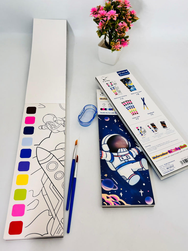 Watercolour Colouring Book