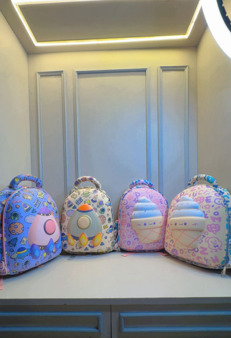 Ice-Cream & Space Theme Back Pack