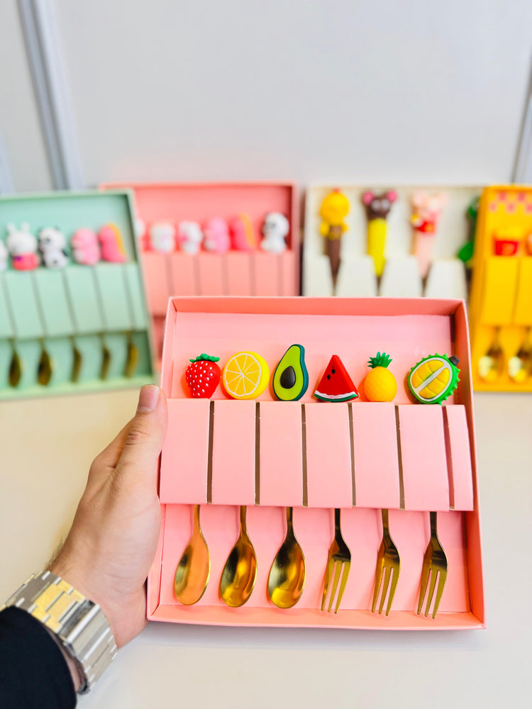Cute Spoon and Fork Set