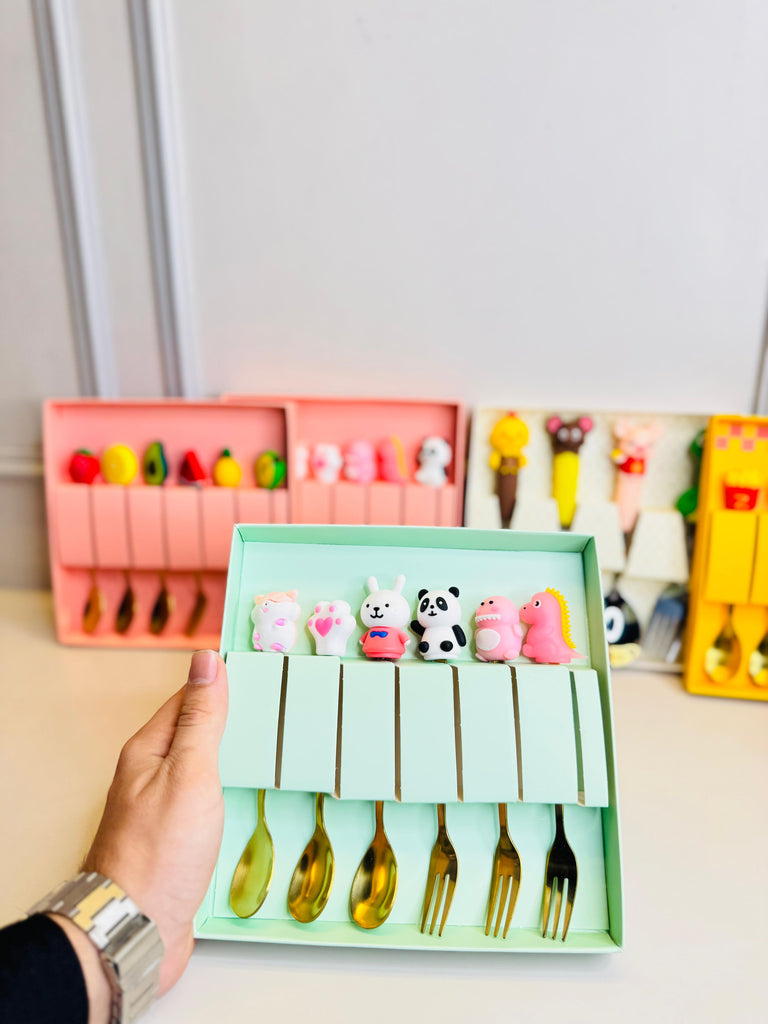 Cute Spoon and Fork Set