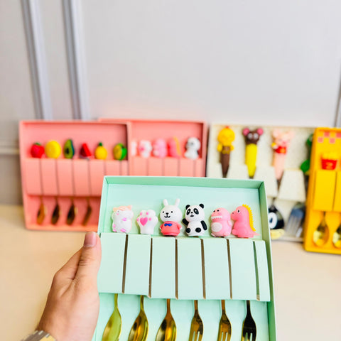 Cute Spoon and Fork Set