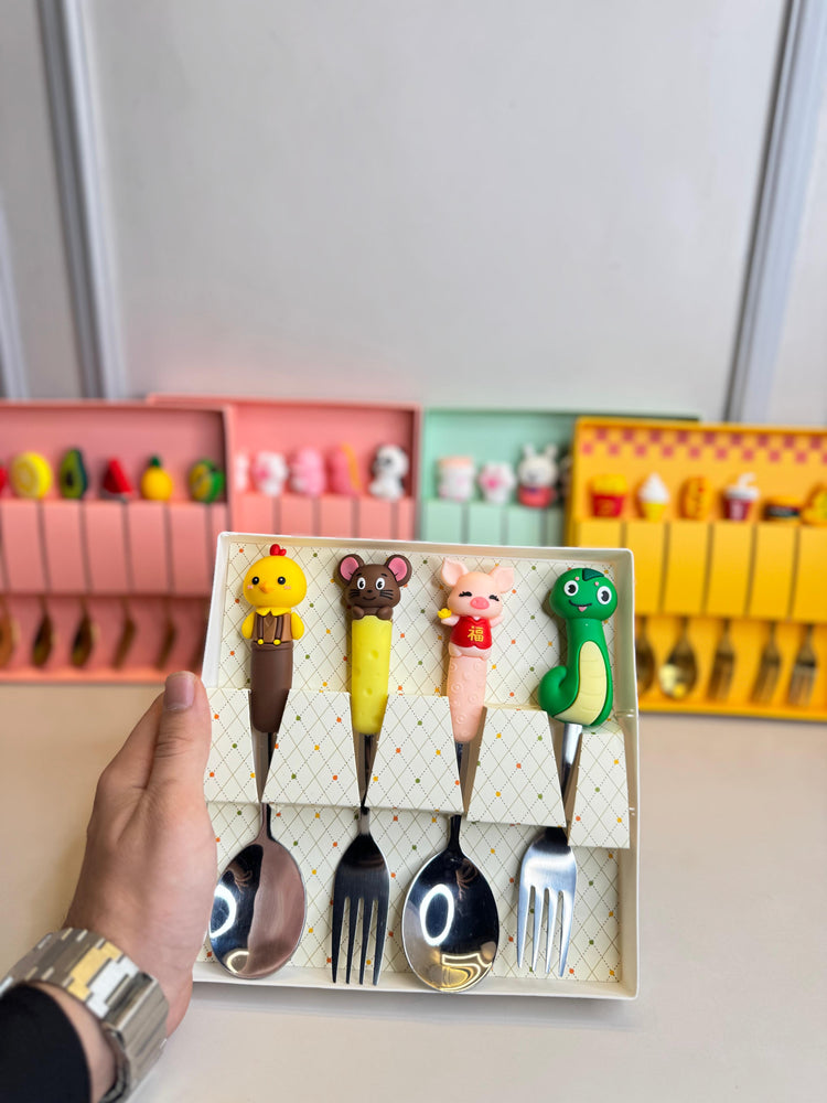 Cute Spoon and Fork Set