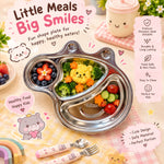 Kids cute shapes meal plate