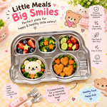 Kids cute shapes meal plate